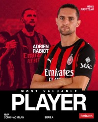 开云官网-造点+梅开二度！米兰官方：拉比奥当选vs科莫队内最佳球员